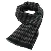 Bufanda de Invierno para Hombre Suave Cálida Larga Tacto Cachemira Sintética Bufanda a Cuadros Gruesa de Invierno Suave Corbata para el Cuello