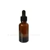 Frasco de Vidro Marrom para Óleo Essencial 10ml Frasco de Spray Cosmético Marrom 30ml Sub-Frasco para Hidrolato Frasco Conta-Gotas para 50 Essência