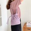 Bolso Fruncido con Cordón Diseño Nicho Coreano Nuevo Bolso Balde de Cuero Suave para Mujer de Alta Gama Exquisito Bolso de Hombro Sobaco