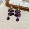 Estilo Étnico Flor Concha Borla Gancho de Oreja Bohemio Pendientes de Vacaciones Lujo Ligero Moda de Gama Alta Pendientes Retro