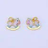 2026 Nuevo Colgante de Cuentas Caballo del Zodiaco Pulsera DIY Collar Joyería Linda para Parejas Accesorios Venta al por Mayor