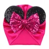 Faixa de Cabelo Nova para Bebê Transfronteiriça Acessórios de Cabelo para Meninas Amazon Lantejoulas Personalizadas Chapéu de Veludo Mickey Acessórios de Cabeça para Crianças