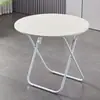 Mesa redonda pequena dobrável, atacado do fabricante, adequada para uso doméstico, apartamentos pequenos e imóveis de aluguel; design de mesa simples e redondo