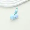 Pingente de estrela gordinha novo DIY cor macaron menina macio fofo ins estrela de cinco pontas chaveiro enfeites
