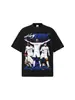 Bellingham La Liga Verano Transfronterizo Retro Americano Algodón Puro Cuello Redondo Peso Pesado Manga Corta Camiseta para Hombres y Parejas Camiseta Versátil