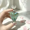 Frasco Aplicador conta-gotas 5ml Esmalte Artesanal Rosa Retrô Decoração Deslumbrante Coração de Pêssego Frasco para Decantar Perfume Óleo Essencial