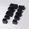 Funda de pie para muebles redonda, triangular y cuadrada, directamente de fábrica, funda de pie de hierro y plástico, funda de pie de tubo de acero, funda de pie de goma con protección sísmica