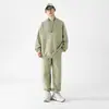 Outono e Inverno Novo Conjunto de Desenvolvimento Secundário Moletom com Gola Redonda Raglã Solto Placa Leve Tendência Estilo Casal Estilo de Hong Kong Casual