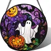 Decorações de acrílico para pendurar temáticas de terror americanas, best-sellers transfronteiriças, com padrões únicos para pendurar na janela e lembrancinhas de festa