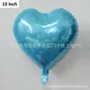 Globos de Papel de Aluminio en Forma de Corazón de 18 Pulgadas Transfronterizos Suministros de Decoración para Bodas San Valentín Globos en Forma de Corazón Habitación de Boda Fabricante Venta al por Mayor