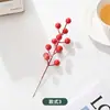 Guirnalda Roja de Frutas Navideñas, Frutas de Acebo Artificiales, Frutas Rojas de Espuma, Bayas Navideñas, Fabricante de Materiales para Coronas de Navidad