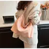 Bolso tote versátil personalizado de color sólido mate vintage para mujer, gran capacidad, bandolera casual para el día a día, nuevo