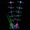 Decoração para Aquário Tanque de Peixes com Efeito Fluorescente - Ornamentos de Coral Simulados em Silicone