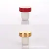 Tapas para botellas de aromaterapia al por mayor, tapas con veta de madera, tapas electroplateadas, tapones de polímero, tapas especializadas para botellas de aromaterapia, tapas exteriores para botellas de rosca 28