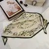 Lenço de Seda Coreano Fácil de Cuidar e Resistente a Amassados, Lenço Decorativo Pequeno para Pescoço com Padrão Paisley Listrado Bolinhas Diamante Fashion Retrô, Lenço de Cabeça, Lenço