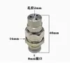 Boquilla de Soplado de Aire de Acero Inoxidable Punta Deflector Enfriamiento por Soplado Boquilla Ventilador Forma de Abanico Ranura Plana Conexión Rápida Cuchillo de Aire Pico de Pato