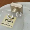 Versión Coreana de los Pendientes Minimalistas Geométricos Retorcidos para Mujer en Plata de Ley S925, Tendencia Versátil de Pendientes de Moda de Lujo Ligero de Nicho