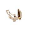 Latón electrochapado en oro y plata con clip semicircular para arete de anillo sin agujero en la oreja clip para la oreja accesorios para aretes DIY 20 piezas