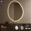 Espelho de Banheiro LED Inteligente Frameless de Forma Irregular de Alta Qualidade Espelho Inteligente de Parede para Banheiro Espelho de Maquiagem