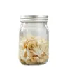 Frasco sellado de aluminio con tapa redonda cuadrada 150-1000 botella de miel botella de vidrio crema guiling para ungüentos crema de pera de otoño botella vacía