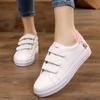 Zapatos blancos casuales de verano para mujer 2022 nuevos estudiantes de primaria zapatillas deportivas planas antideslizantes zapatos únicos para niña que combinan con todo