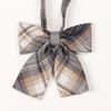 Uniforme escolar estilo japonés con cuello floral pequeño, corbata de lazo Jk, traje de marinero holgado con corbata de lazo