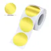 Pegatinas Adhesivas de Venta Caliente en Amazon en Stock de 50 mm Multicolor Impresas en Acero Específicamente para Equipos Transfronterizos Etiquetas Circulares DIY