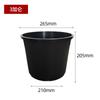 Macetas de Resina de Grosella Negra para Uso Doméstico, Macetas Verdes para Plantas Suculentas con Agujeros Laterales para Cultivo de Plántulas, Macetas de Plástico Espesado para Jardinería, Al Por Mayor