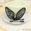 D08 Pin de orejas de conejo de encaje vendiendo linda y dulce cuerda para el pelo goma elástica pinza lateral producto promocional calidad