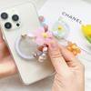 Corrente Magnética Pendurada para Celular Magsafe Flor de Pérola Fresca Acessórios Adequados para Apple e Huawei Suporte Magnético Personalizado