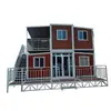 Casa Móvel Expansível de Duas Asas, Casa Móvel Expansível Dobrável em Contêiner Exportável, Casa Expansível Três em Um de Duas Asas