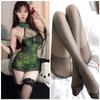Amor Livre Fada Verde Cobra Cheongsam cos Sexy Gola Pescoço Seda Drapada Perspectiva Quadril Uniforme Vestido de Renda