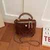 Bolso Pequeño de Lujo Ligero Estilo Chanel para Mujer 2026 Sensación Otoñal Bolso Cruzado Pequeño Casual de Gama Alta Dulce Bolso Caja