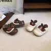 Zapatos de Salón Mary Jane de Boca Baja de Nuevo Estilo Primavera y Otoño para Niñas, Mocasines de Suela Suave Estilo Coreano, Zapatos de Cuero de Princesa para Bebés