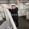 Suministro de piezas de soldadura de tubería de extrusión de PTFE de gran tamaño, tubería de filtro de PTFE ácido-base para planta química