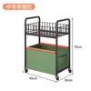 Carrito Estante de Almacenamiento Juguete Cesta de Almacenamiento para Artículos Varios Estante de Almacenamiento Dormitorio Sala de Estar Cuatro Ruedas Gran Capacidad Ensanchado Extraíble