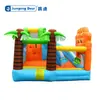 Castelo inflável infantil dinossauro século casa cama elástica escorregador interno e externo fábrica de brinquedos para jardim de infância vendas diretas