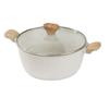 Olla para Sopa de Lujo Ligero Olla Antiadherente para el Hogar Olla de Aluminio Olla para Sopa Cocina Sin Humo Olla de Maifanita Cocina de Inducción Estufa de Gas Universal
