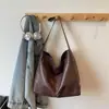 Bolsa de grande capacidade, versão coreana, luxo leve, transfronteiriça, novo modelo 2026, moderna e versátil, bolsa de ombro e transversal, bolsa tote casual para o dia a dia
