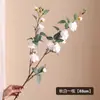 Flor Artificial Camélia Decoração de Casamento Flor Falsa Pastoral Decoração de Janela de Casa Arranjo de Flores para Mesa de Casa