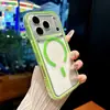 Funda de Teléfono Magnética de Colores con Airbag Adecuada para Apple 18Promax Antideslizante 16 Anticaídas 15 Alto Valor Estético 11/12/17