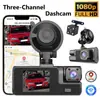 Modelo de Venta Caliente Transfronterizo Soporta GPS, Cámara de Tablero de Tres Lentes, Conexión Wifi, Cámara de Tablero con Imagen de Reversa de Alta Definición