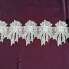 Renda Branca Solúvel em Água Renda de Linha de Algodão DIY Decoração de Roupas Acessórios Cortina Sofá Mesa Cadeira Mesinha de Cabeceira Malha