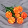 Flor de hortensia artificial de 7 cabezas flor de seda flor de plástico flor para exterior macizo de flores maceta surco para flores decoración exterior centro comercial flor decorativa