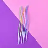 Velas Curvex de Aniversário, Velas Coloridas Espirais Curvas, Decoração de Atmosfera para Bolo de Festa de Aniversário, Velas Curvas