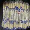 Pauzinhos descartáveis para restaurantes de hot pot, pauzinhos lisos de bambu nanmu, pauzinhos únicos de porcelana azul e branca, práticos, fáceis de usar e duráveis para uso doméstico