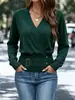 Suéter de malha com botões e gola dupla feminina para outono e inverno, macio, confortável, solto, versátil, moderno, suéter pullover casual