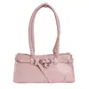 Bolsa Tote Boston Casual de Nicho Estilo Coreano Feminina Chegada Nova Primavera Tendência Versátil Ombro Único Bolsa de Axila