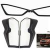 2020 2021 Novo Five Ten Bell D-MAX Abajur Dianteiro ABS Preto Fosco Decoração Externa Moldura Grande de Lâmpada para Carro Modificado