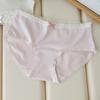 Ropa interior de algodón para mujer, antibacteriana, con entrepierna extendida, de cintura media, categoría A, de algodón para bebés, tallas grandes, venta al por mayor para niñas y mujeres.